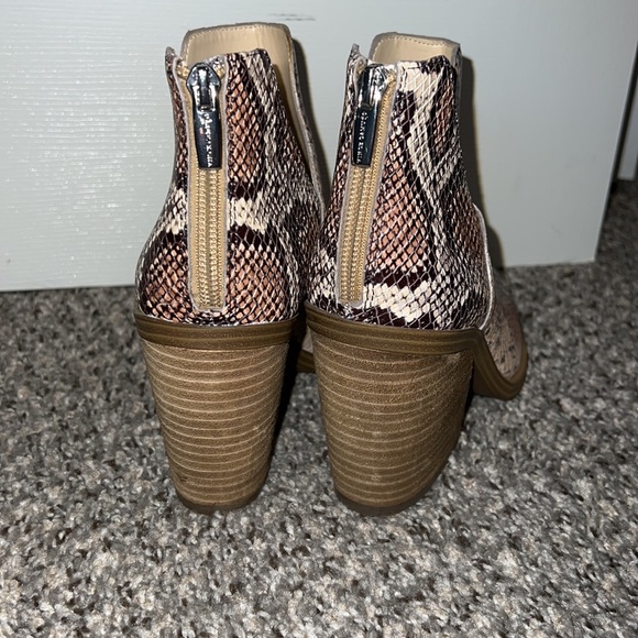 Vince Camuto Snakeskin Booties - Picture 5 of 6